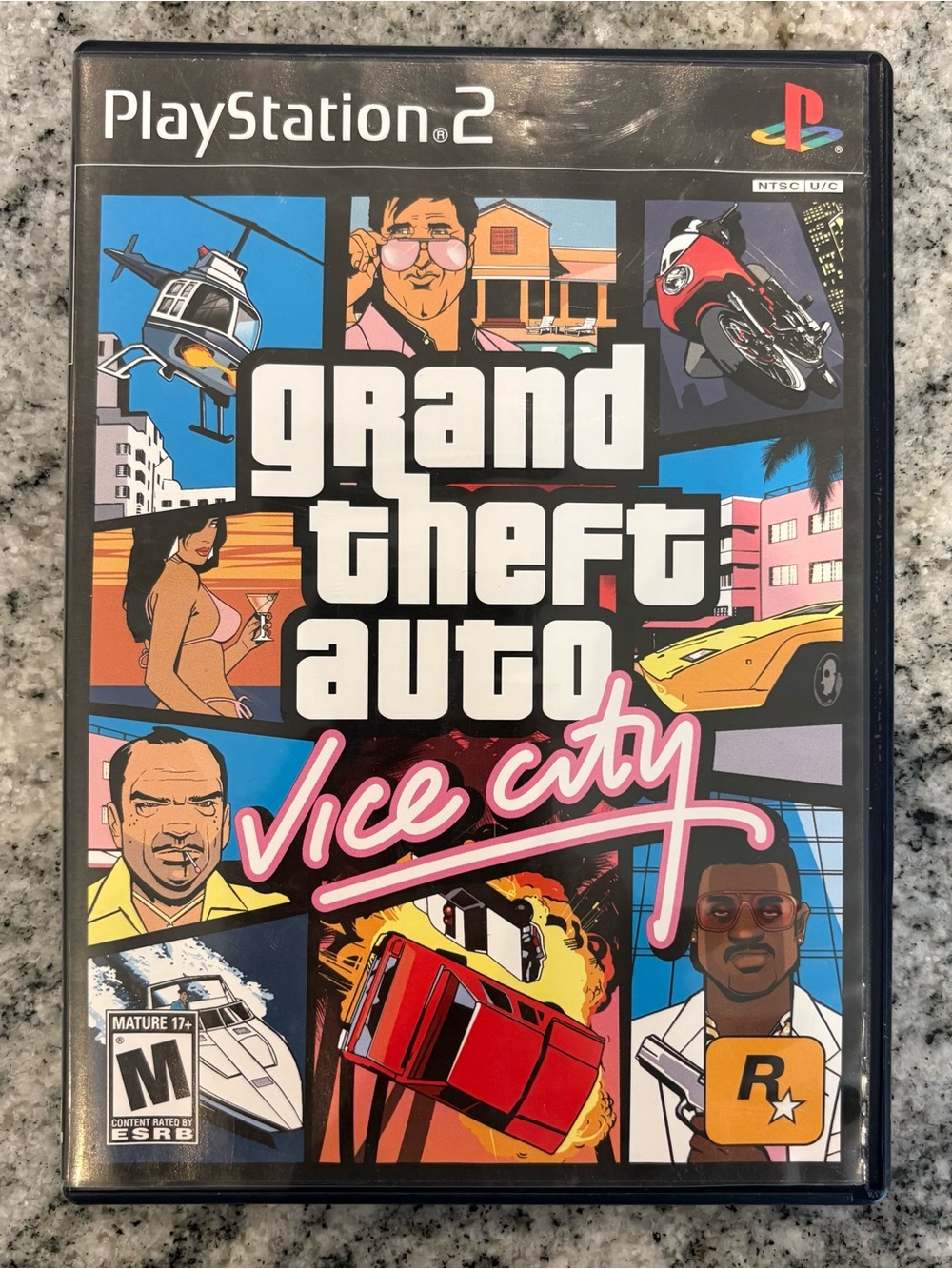 Grand Theft Auto: Vice City (Sony PlayStation 2, 2002) PS2 No Manual No Map